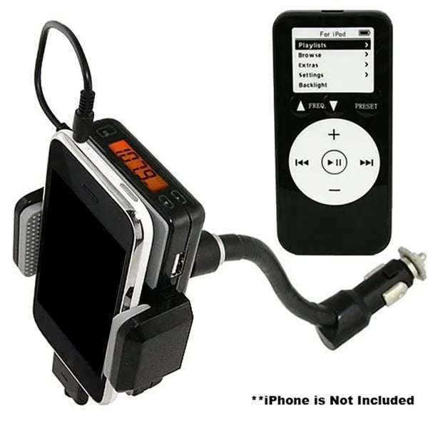 Wireless remote control for hands free Bluetooth car FM transmitter