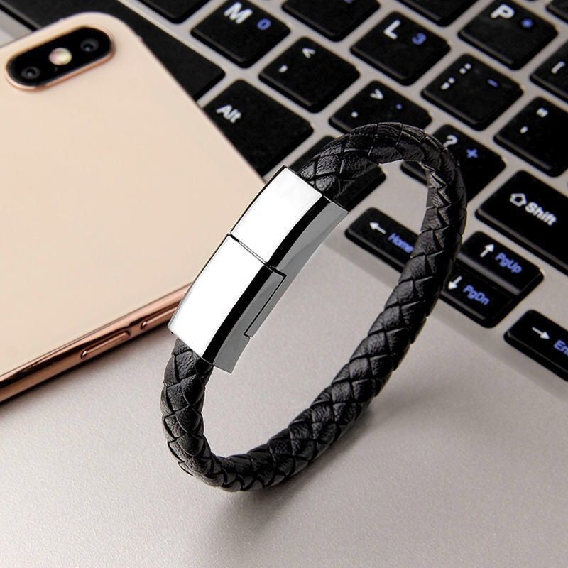 Bracelet charge cable shown in multiple colour options