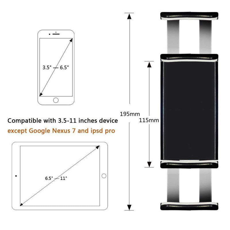 Lazy phone stand used for hands free viewing in bed