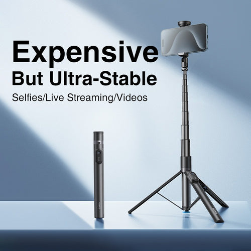 67 inch selfie stick tripod extended with phone mount and remote