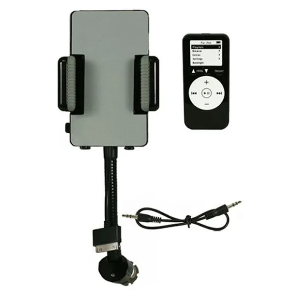 Bluetooth FM transmitter car kit with phone stand and remote control